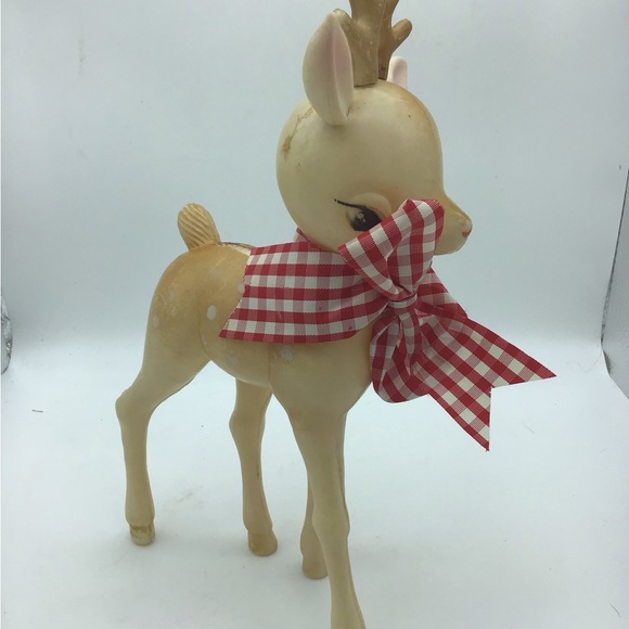 Vintage Plastic Reindeer - Picture 3 of 9